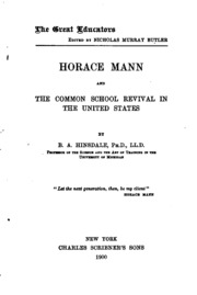 Cover of edition horacemannandco02hinsgoog