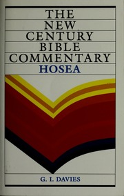 Cover of edition hoseabasedonrevi00davi