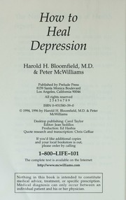 Cover of edition howtohealdepress00bloo