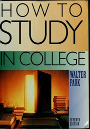 Cover of edition howtostudyincoll00pauk