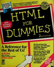 Cover of edition htmlfordummies00titt