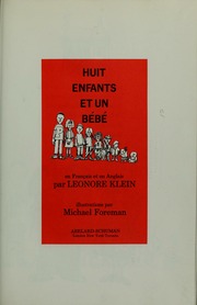 Cover of edition huitenfantsetunb00klei