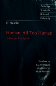 Cover of edition humanalltoohuman00niet
