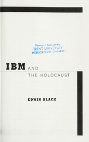 Cover of edition ibmholocauststra0000blac