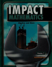 Cover of edition impactmathematic0000unse_j3q5