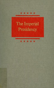 Cover of edition imperialpresiden00schl