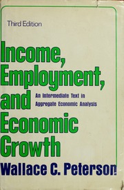 Cover of edition incomeemployment00peterich