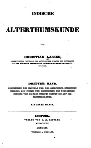 Cover of edition indischealterth00lassgoog