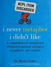 Cover of edition inevermetaphorid01grot