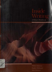 Cover of edition insidewritingwri0000salo_e5b3