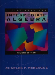 Cover of edition intermediatealge0004mcke