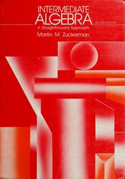Cover of edition intermediatealge00zuck