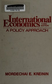 Cover of edition internationaleco0003krei