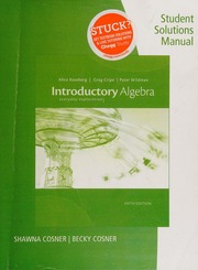 Cover of edition introductoryalge0000alic