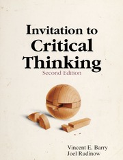 Cover of edition invitationtocrit0000barr