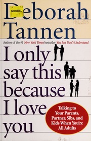 Cover of edition ionlysaythisbeca0000tann