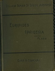 Cover of edition iphigeniaamongta00euri
