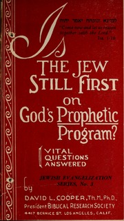 Cover of edition isjewstillfirsto00coop