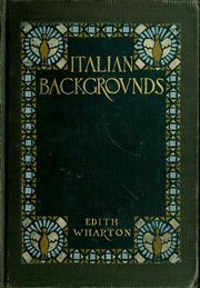 Cover of edition italianbackgroun00wharrich