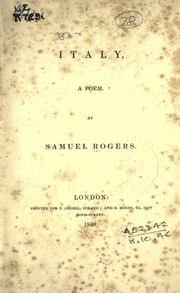 Cover of edition italypoem00rogeuoft