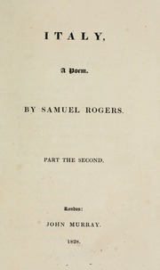 Cover of edition italypoem02rogerich