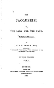 Cover of edition jacquerieanhist00jamegoog