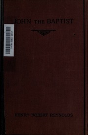 Cover of edition johnbaptistcontr00reynuoft