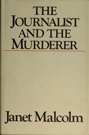 Cover of edition journalistmurder00malc