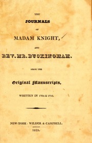 Cover of edition journalsofmadamk00knig