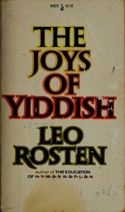 Cover of edition joysofyiddishrel00rost