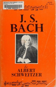 Cover of edition jsbach0000schw_q7m1