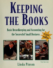 Cover of edition keepingbooksbasi00pins