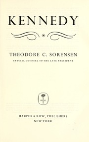 Cover of edition kennedysorerich