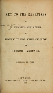 Cover of edition keytoexercisesin00olle