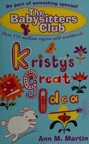 Cover of edition kristysgreatidea0000mart_l7o2