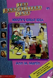 Cover of edition kristysgreatidea00annm