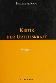 Cover of edition kritikderurteils0000imma