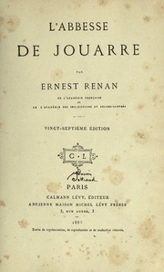Cover of edition labbessedejouarr00renauoft