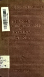 Cover of edition lallegroilpenser00miltuoft