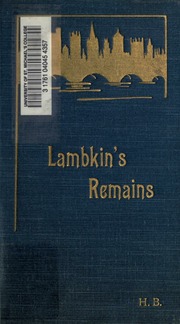 Cover of edition lambkinsremains00belluoft