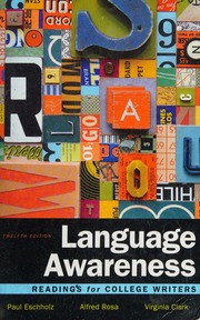 Cover of edition languageawarenes0000unse_j0e1