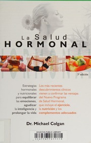 Cover of edition lasaludhormonal0000colg