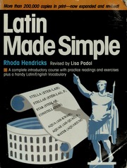 Cover of edition latinmadesimple00hend