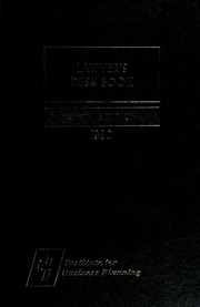 Cover of edition lawyersdeskbook0000inst