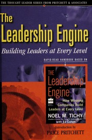 Cover of edition leadershipengine0000tich