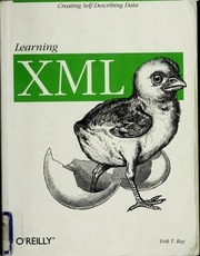 Cover of edition learningxml00raye