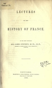 Cover of edition lecturesonhistor00stepuoft