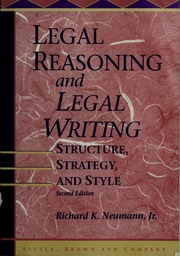 Cover of edition legalreasoningle00neum_0