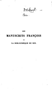 Cover of edition lesmanuscritsfr12manugoog