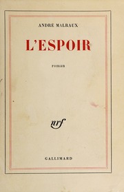 Cover of edition lespoir0000malr_n2b6